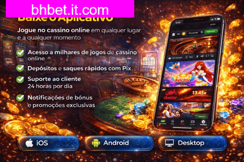Aplicativo móvel BHBET para iOS e Android